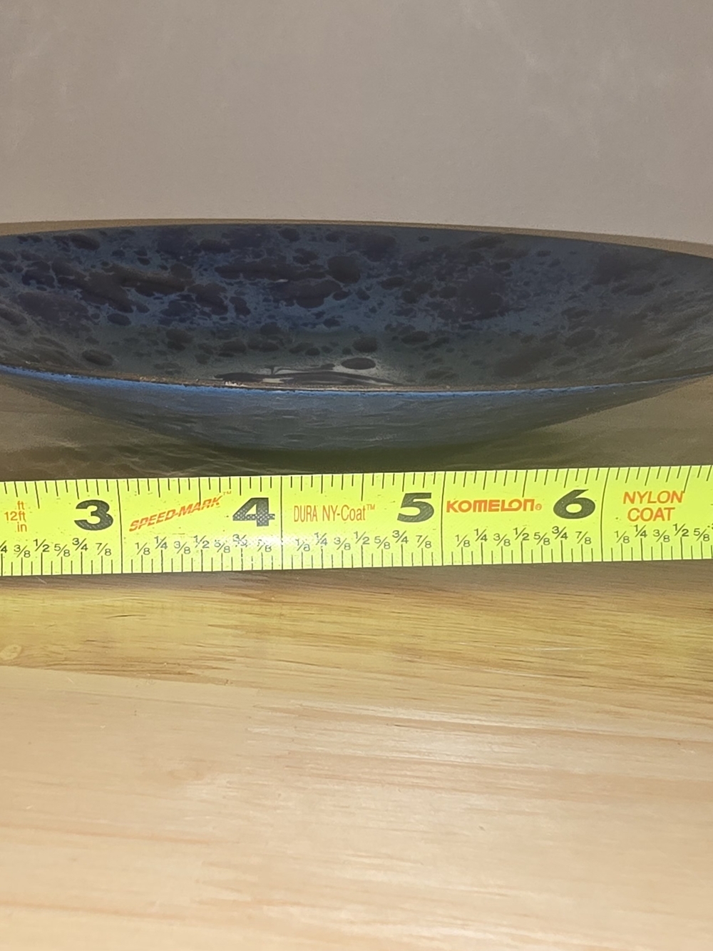 Blue Decorative Glass Wall Art Plate - Unbranded - Picture 6 of 8